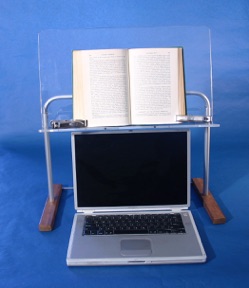 Flat Character on Back To Specialized Book Holders Owner S Manual E Tool Ergonomic Book